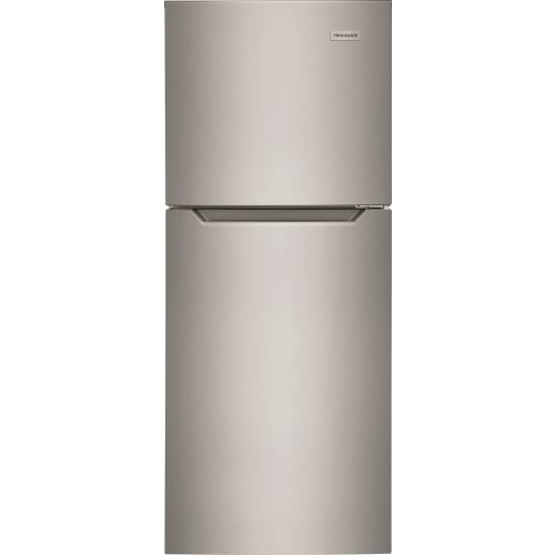 Frigidaire 11.6 Cu Ft Top Mount Apartment-Size Refrigerator, Glass Shelves, Stainless Steel